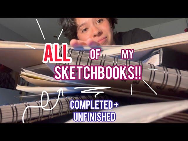 SKETCHBOOK TOUR - EVERY drawing that I'VE DONE (2016-2023)