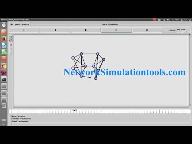 Sparse Networks using Ns2 simulation | Ns2 Projects