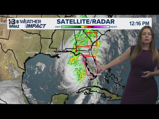 Helene's latest forecast and impacts (Local Weather Update 9/26/24)