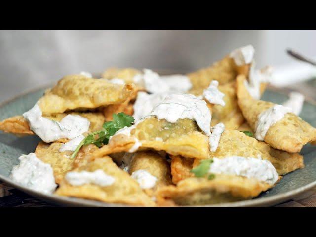 The Garden Gurus - Brendan Pang Samosa & Coriander Yoghurt