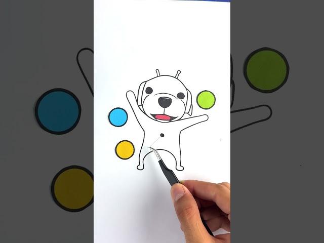 Gog the Alien Green Dog thread color matching art game #art #genic #gogthealiendog