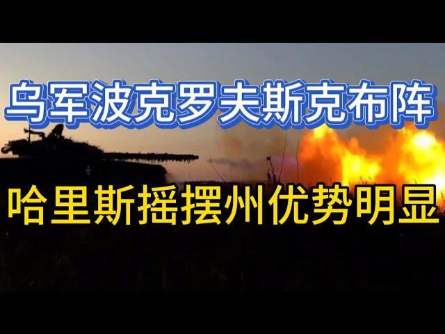 乌军波克罗夫斯克布下口带阵等俄军；哈里斯摇摆州优势明显；20240830-2