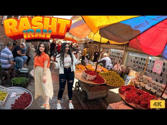 Everyday Life at Rasht’s Fish Market and Sabzeh Meydan -4k