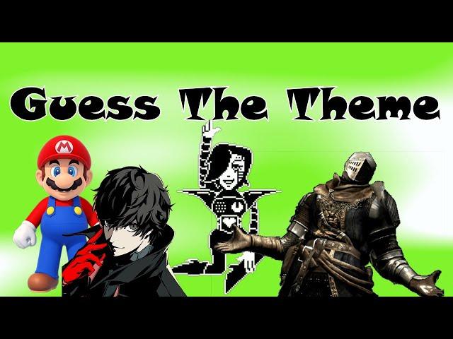 Can you guess the Video Game music theme? Quiz