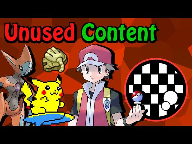 Unused Content: Pokemon FireRed and LeafGreen