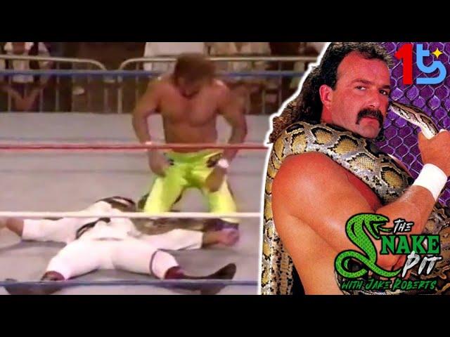 Jake The Snake Roberts on DDTing Ricky Steamboat on the Floor