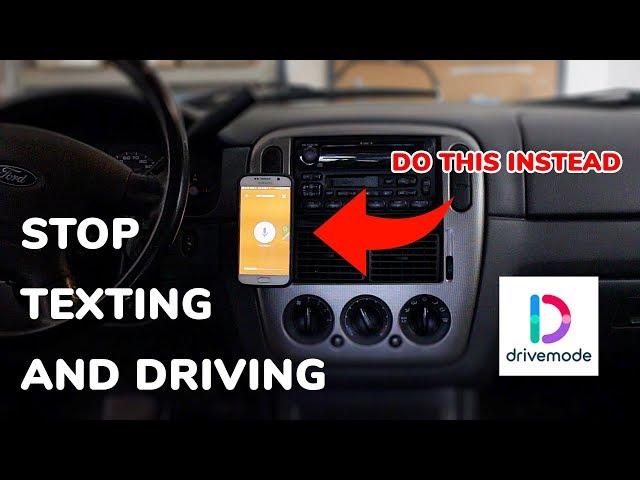 The Safe Way to Text and Drive?? | Drivemode App