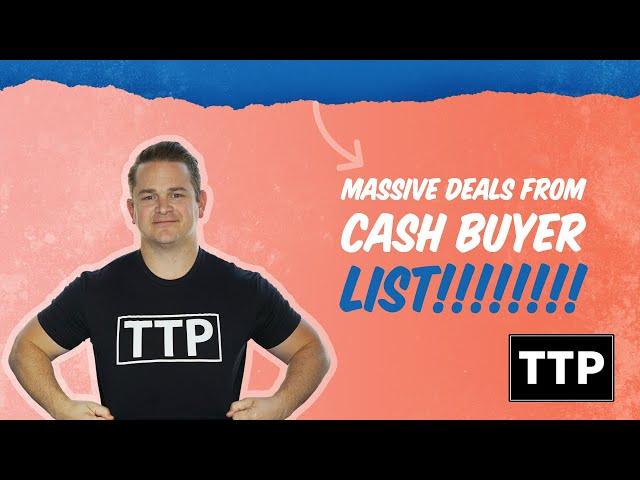 Wholesale Real Estate: Massive Deals from Cash Buyer List