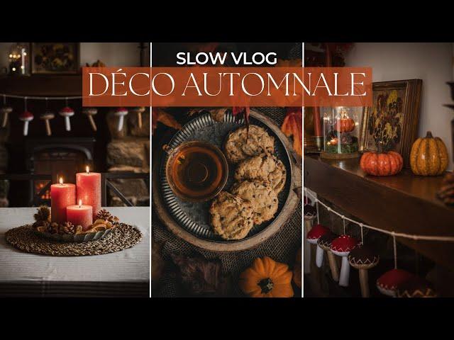 Slow VLOG | Déco d'automne, moment cosy & gros projet !