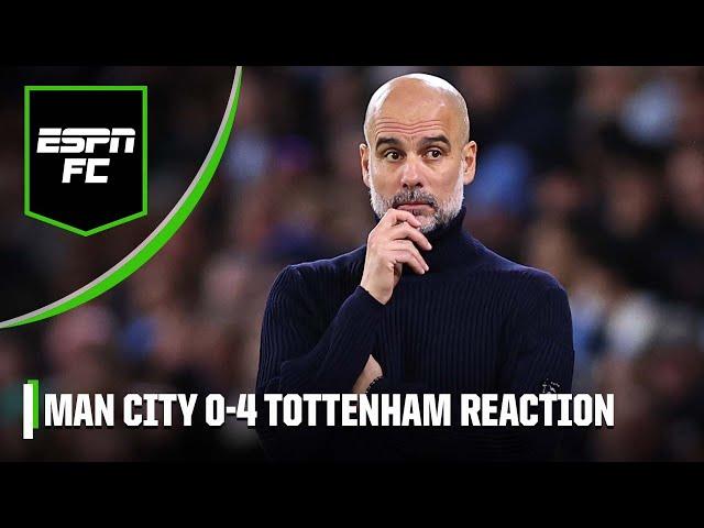 Guardiola loses 5 GAMES IN A ROW! Manchester City 0-4 Tottenham REACTION | ESPN FC