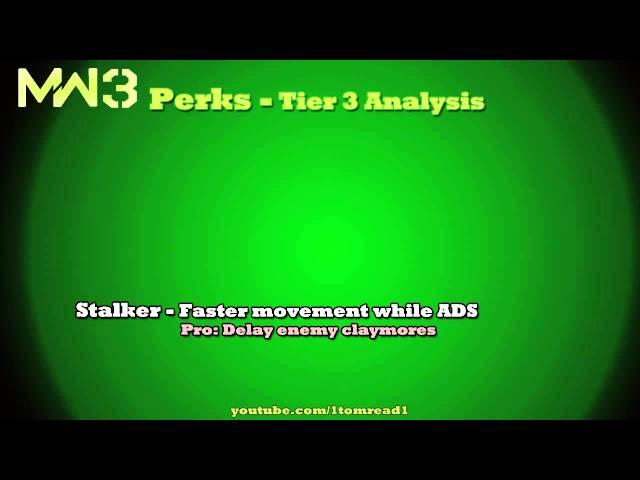 MW3 PERKS - Tier 3 Analysis (Modern Warfare 3 Talk)