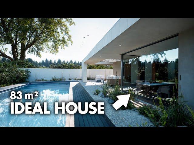 small modern house with 3 bedrooms | WALKTHROUGH & FLOOR PLAN