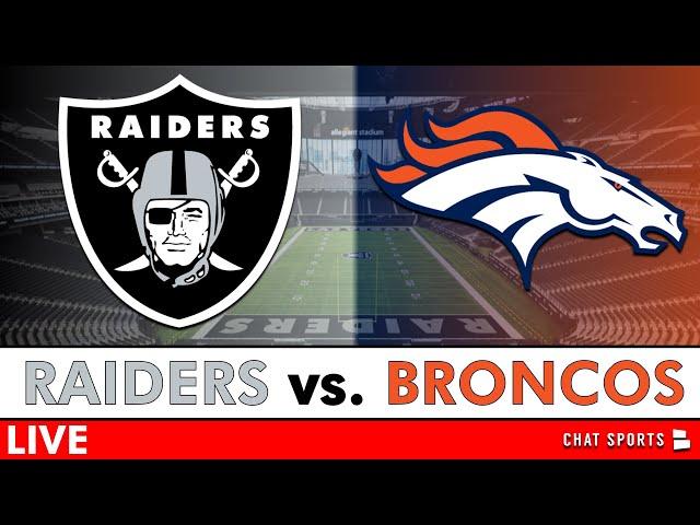 Raiders vs. Broncos Live Streaming Scoreboard, Play-By-Play, Highlights, Stats | NFL Week 12 On CBS