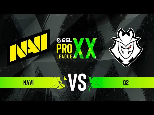 NAVI vs. G2 - ESL Pro League Season 20 - Semi-final