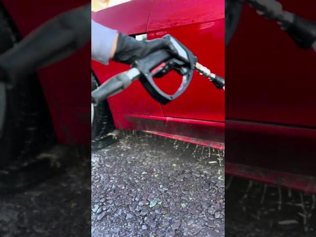Satisfying Pre-Wash on a Jag F-Type #carwash #carcleaning