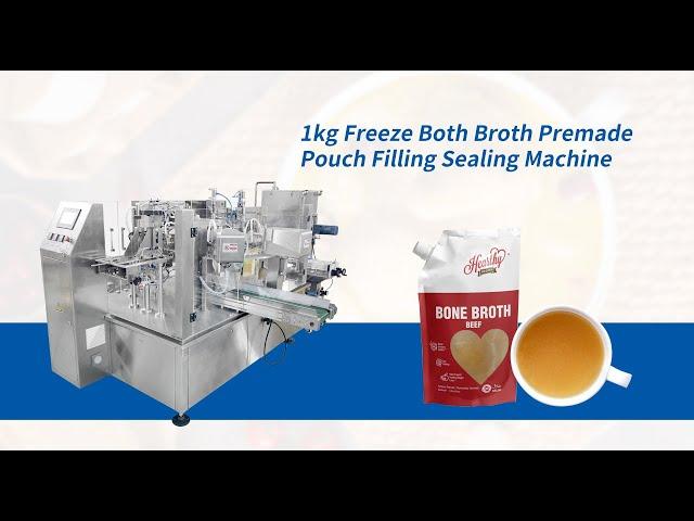 1kg Freeze Both Broth Premade Pouch Filling Sealing Machine