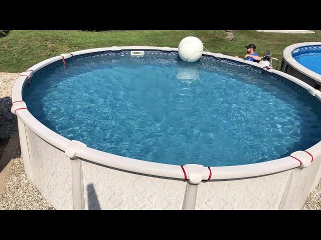 PoolTree System Install -- Time lapse with 1 person