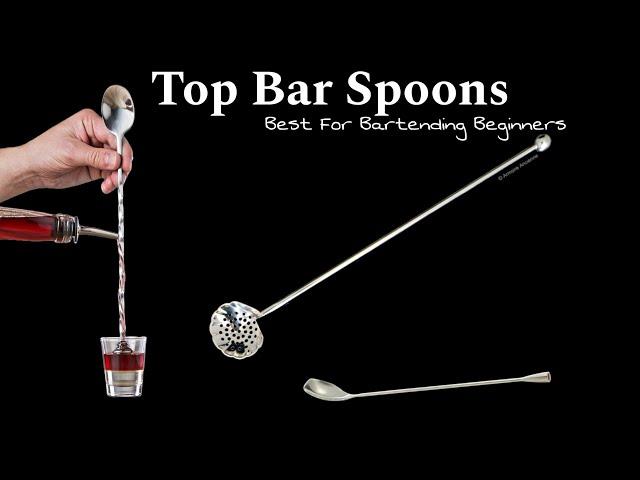 Why Bar Spoon Has a Twisted Handle ? All Details About Top 3 BAR SPOONS  Using To Make Drinks