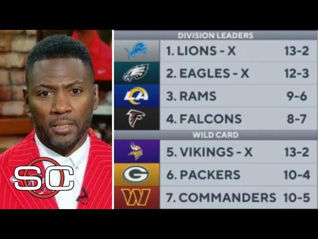 ESPN breaks down NFC Playoff picture: Vikings & Lions COMPETE at the top of NFC North; Commanders?