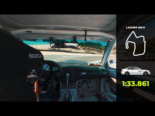 BMW E46 M3 @ Laguna Seca - 1:33.861