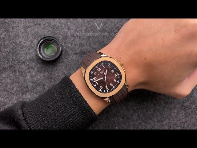 Specht and Sohne Aquanaut Automatic Rose Gold Hands On