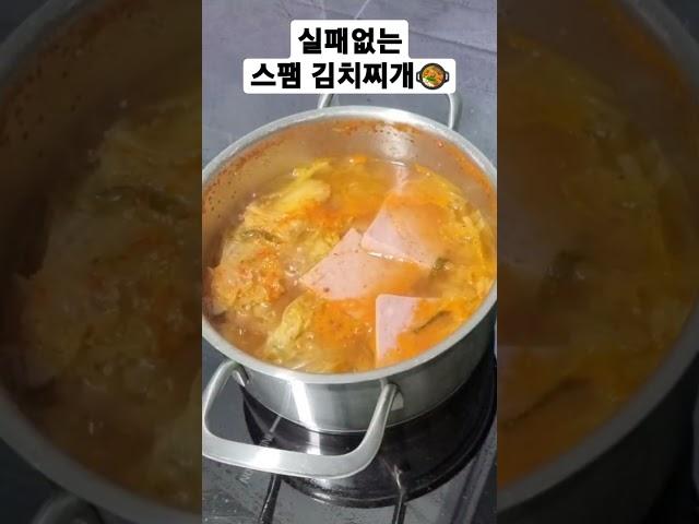 실패없는 #스팸요리 #스팸김치찌개 #다진마늘 #국간장 #맛있는 #집밥 #일상 #직장인브이로그 #쉬운요리 #김치찌개 #김치요리 #shorts #cooking #kimchi #spam