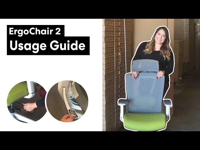 Autonomous ErgoChair Pro | Usage Guide