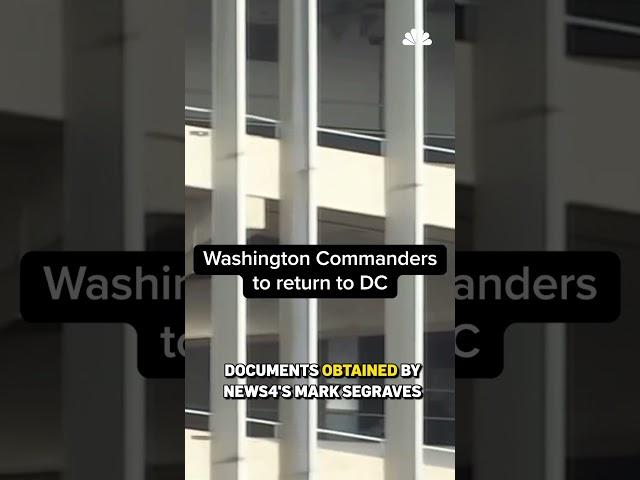 Washington Commanders return to DC | NBC4 Washington