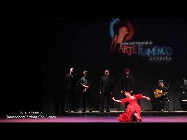 Lorena Franco, XXII Concurso Nacional de Arte Flamenco, Córdoba