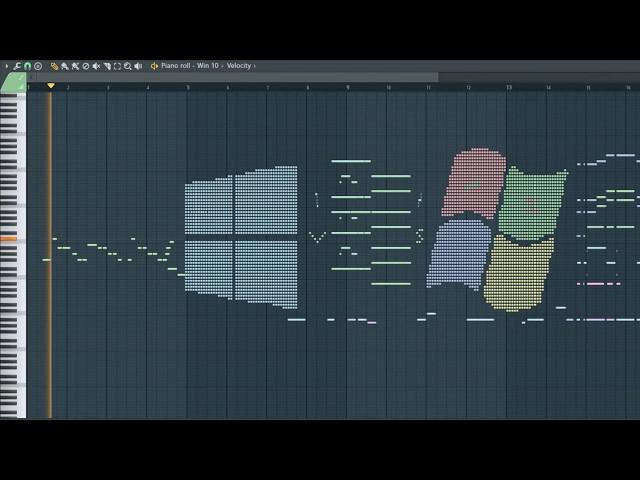 Windows 10 vs Win XP, sounds familiar - MIDI Art