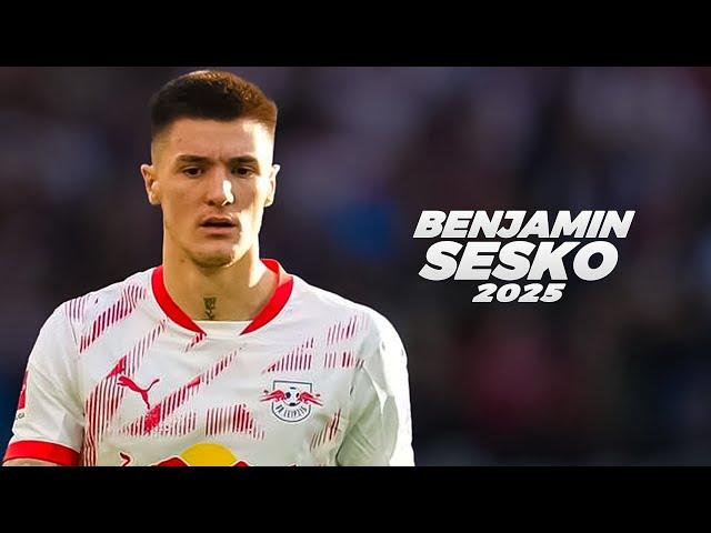 Benjamin Šeško - The Lethal Striker  | Best Skills & Highlights 2025ᴴᴰ