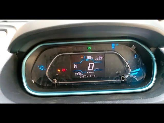 Tiago.ev _Tyre pressure monitoring system lamp reset