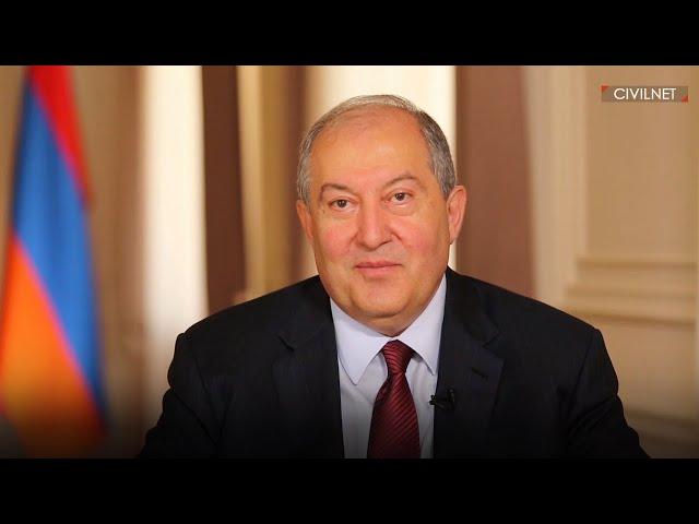 Time to Recognize Armenia as Homeland for All Armenians: Armen Sarkissian