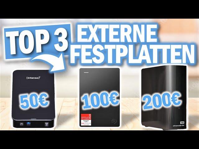 Beste EXTERNE FESTPLATTEN 2025 | Top 3 Externe Festplatten