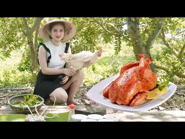 Nana Daily Life - Nana Shows How To Make Grilled Chicken With Guava Leaves - Perfect Dish