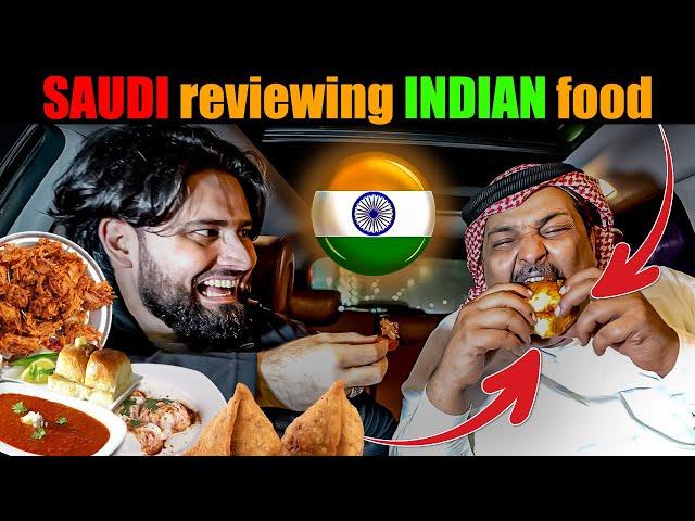 Saudi trying Indian food. SHOCKING!!!! i did not expect this from an Arab…..