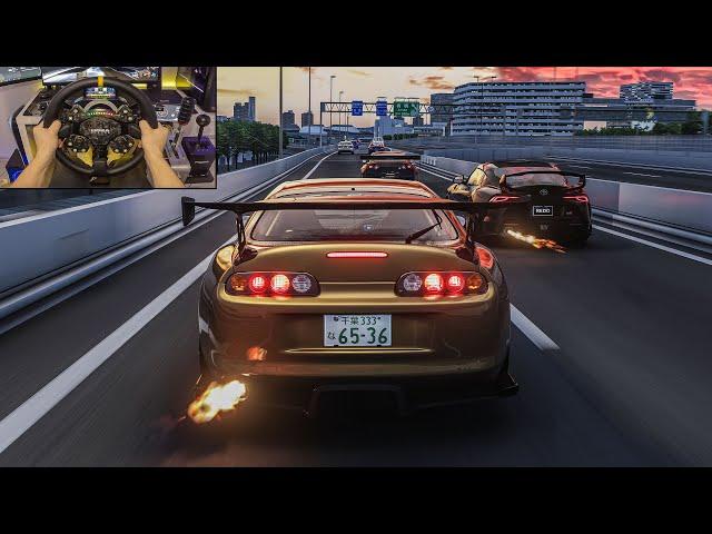 945HP Top Secret Supra MK4 & 945HP 2JZ MK5 & 1055HP GTR R35 - Assetto Corsa | Moza R16 + Pimax VR