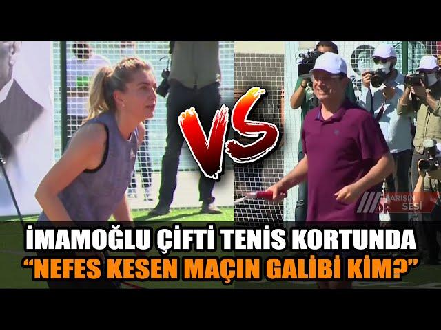 Dilek İmamoğlu - Ekrem İmamoğlu Tenis Gösteri Maçı