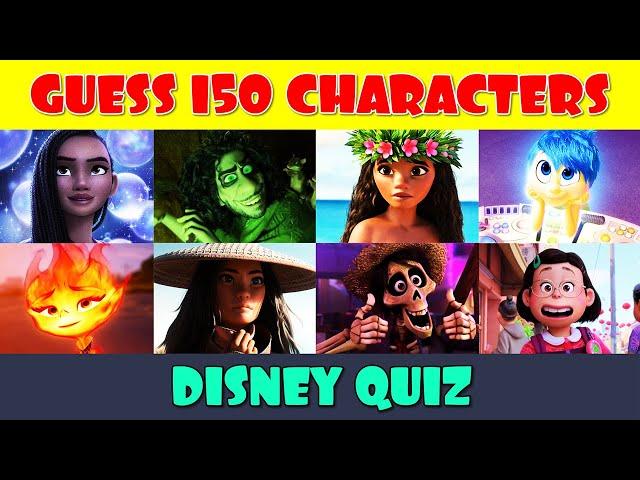 Guess the Disney Characters | Can You Name These 150 Disney Characters?