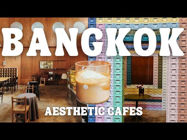 Bangkok Cafe Vlog  Aesthetic Cafes in Bangkok, Cafe Hopping, Coffee Shopping Haul, Thailand 2024