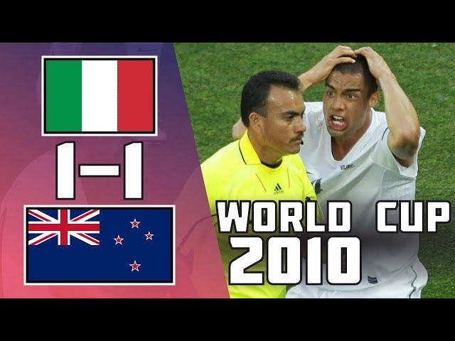 Italy 1 - 1 New Zealand | World Cup 2010