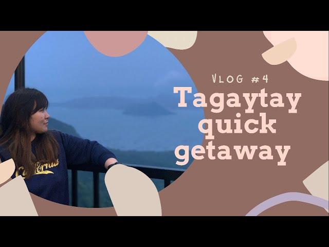 Vlog #4 - Tagaytay quick getaway during MECQ | RossTV