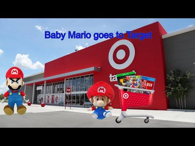 Baby Mario goes to target! | Super Dylan Plush Show