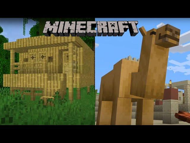 Bamboo update Minecrfat 1 20 Camel #shorts