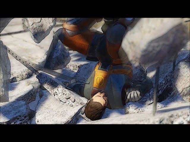 [SFM] Gordon Freeman gets beat up by the Combine