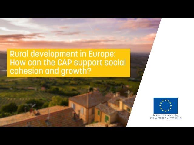 Rural development in Europe: How can the CAP support social cohesion and growth?