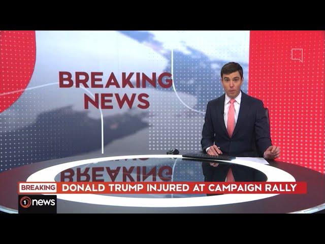 TVNZ: 1 News Breaking News Opening - Former President Trump Shot [14th July 2024]