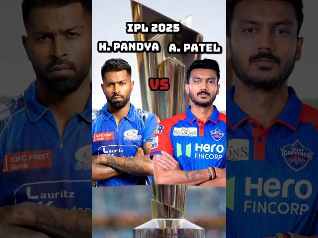 hardik pandya vs axar patel in ipl 2025#cricket#viralvideo#viralshorts#shortsfeed#trending
