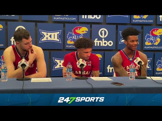 Hunter Dickinson, KJ Adams and Zeke Mayo break down KU's win over Arizona