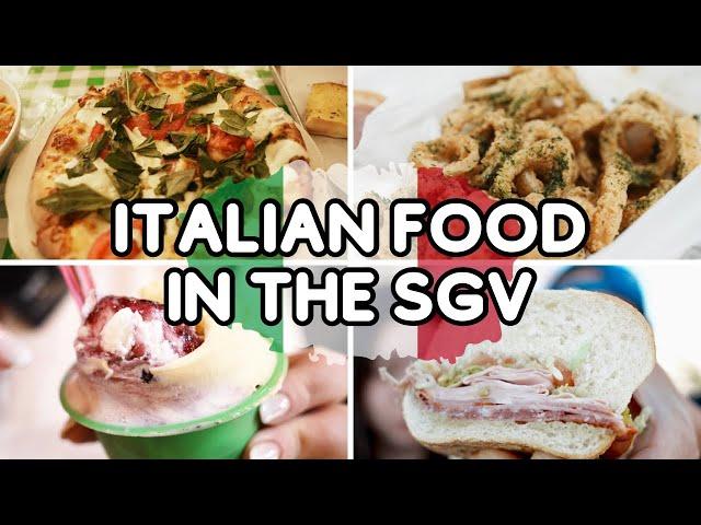 SGV's Italian Food Scene: A Secret Worth Uncovering